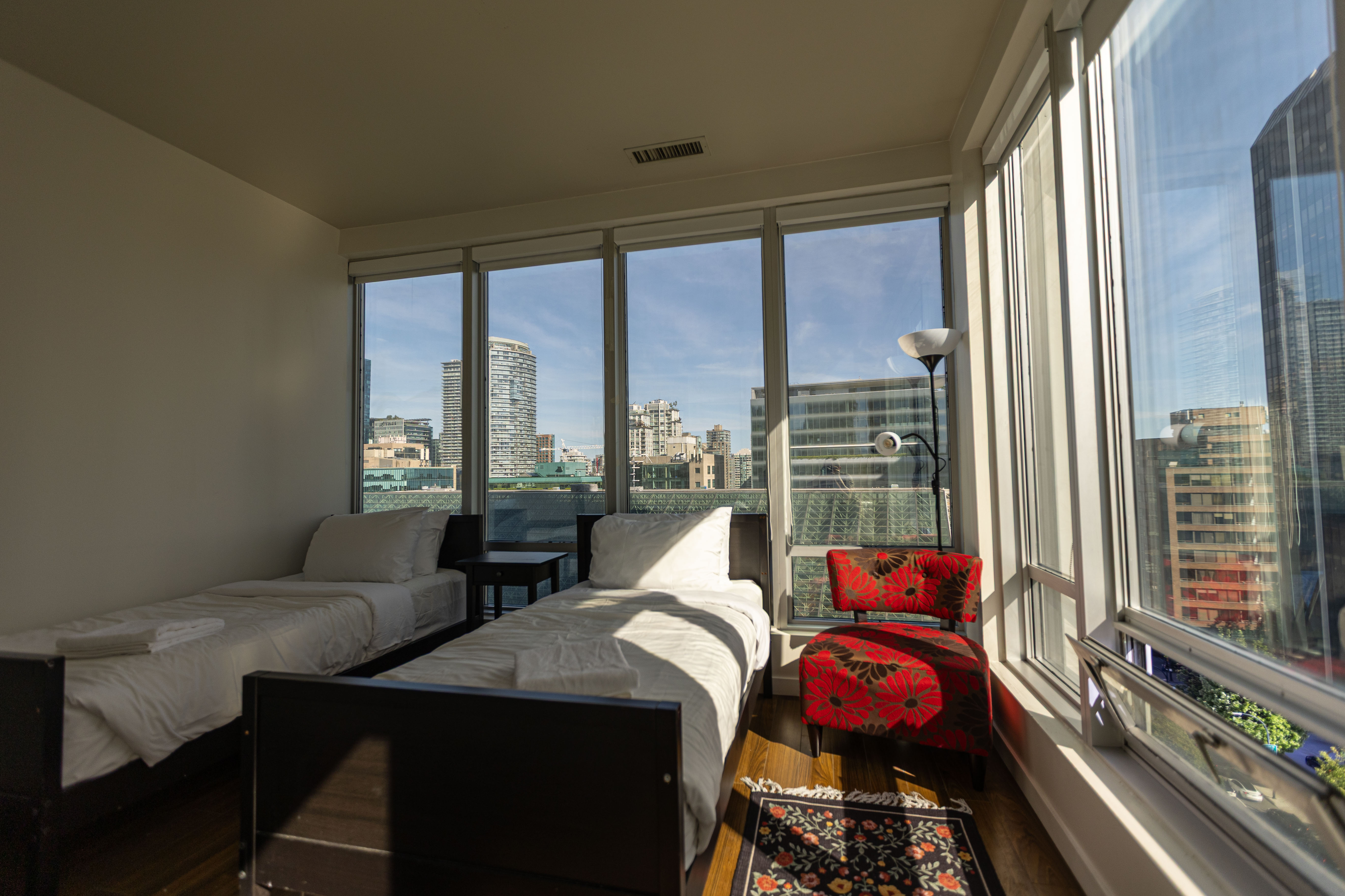 Coco Suite Vancouver dining and living area